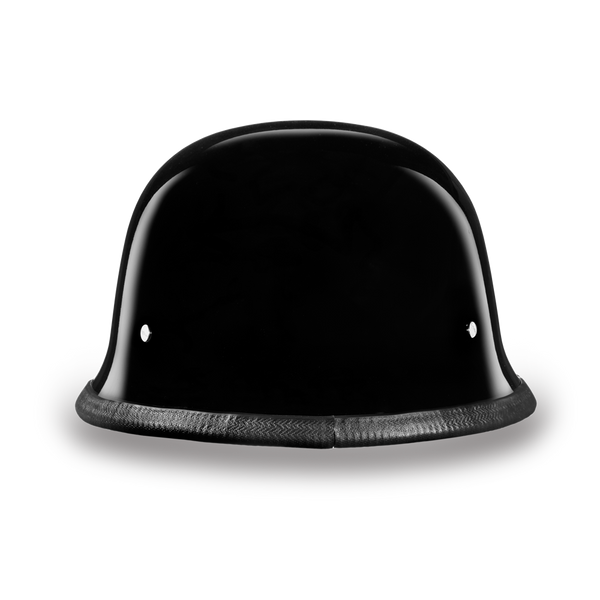 chrome german motorcycle helmet Daytona Skull Cap 1/2 Shell Helmet | DOT Helmets