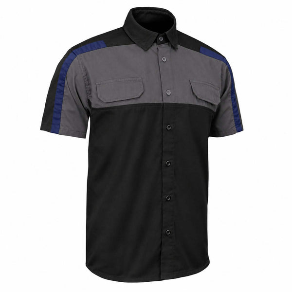 MMCC Men's Draft Crew Mechanic Vented Work Shop Shirt - MDM11694