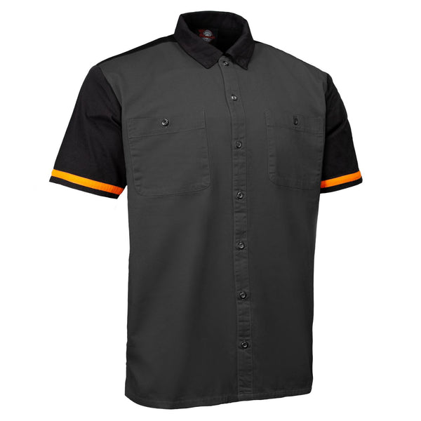 MMCC Men's Pit Line Poly-Blend Mechanic Shirt - MMC16023