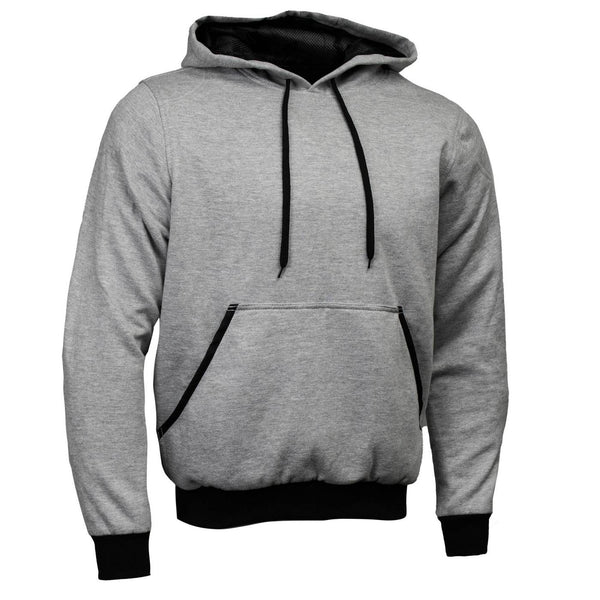 Milwaukee Leather Men's Streetguard Black CE Armored Riding Hoodie, Shoulder and Elbow Armor - MPM1769