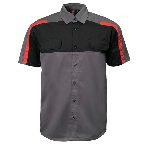 MMCC Men's Draft Crew Mechanic Vented Work Shop Shirt - MDM11695