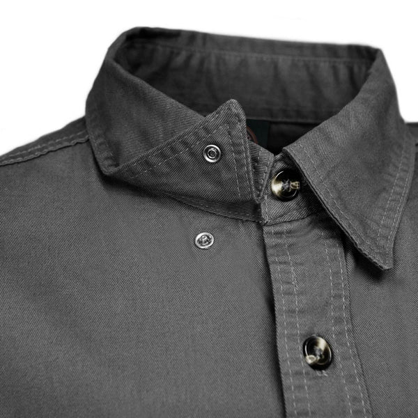 MMCC Men's Rustline Sleeveless Cut-Off Work Shirt - 100% Cotton, Dual Chest Pockets, Button Front - MMC16016