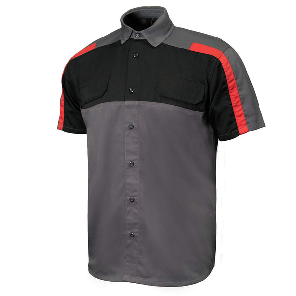 MMCC Men's Draft Crew Mechanic Vented Work Shop Shirt - MDM11695