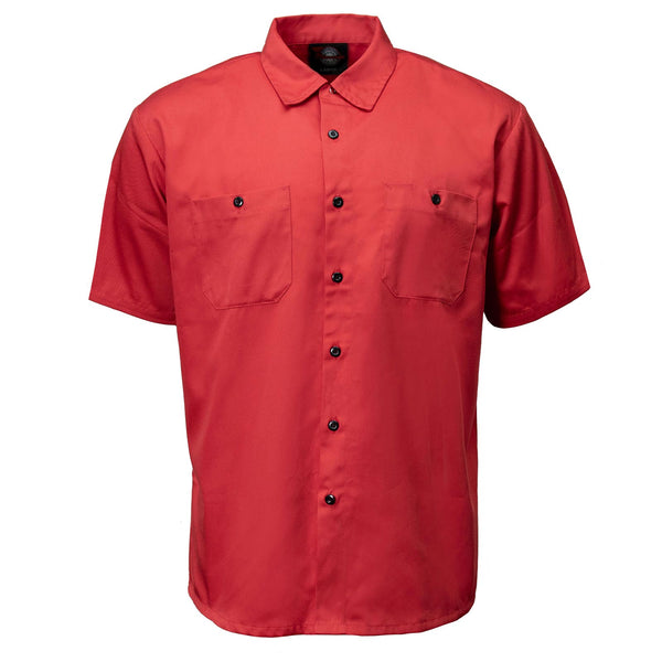 MMCC Men's Red Super Duty Polyester Blend Mechanic Shirt - MDM11663