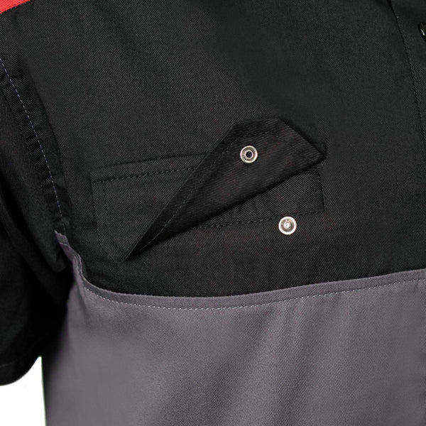 MMCC Men's Draft Crew Mechanic Vented Work Shop Shirt - MDM11695