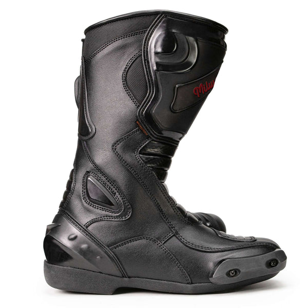 MMCC Men's Type-R Black Motorcycle Boots - MBM9181