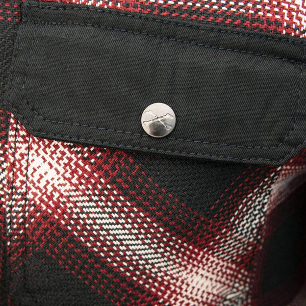 Milwaukee Leather Men’s Grim Stone Heavy Duty Plaid Mechanic Flannel Shirt Jacket - Warmed Lined - MPM1637