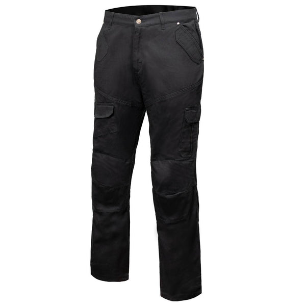 Milwaukee Leather MPM5591 Men's Republic Black CE Armored Motorcycle Denim Jeans Pants Reinforced w/ Aramid Fibers