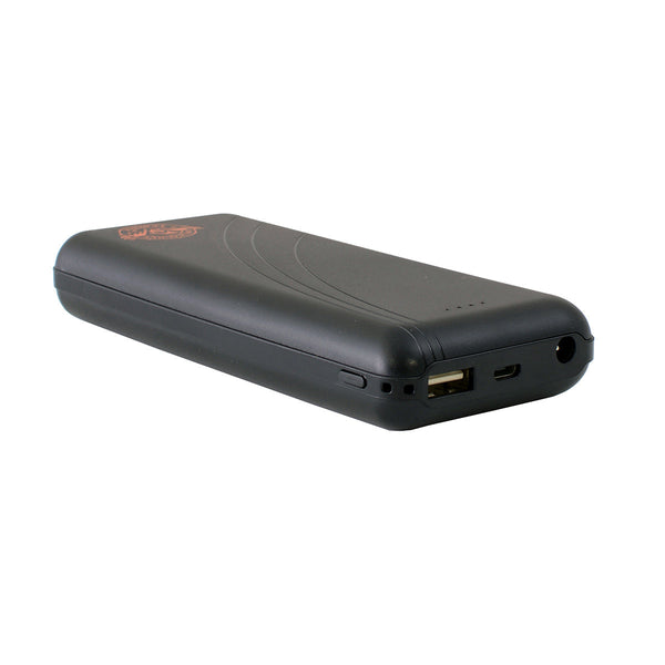 Milwaukee Leather - Nexgen Heat Heated Gear 7.4V 10000mAh Rechargeable Battery Pack w/ Wall Charger-BAS-7410000H