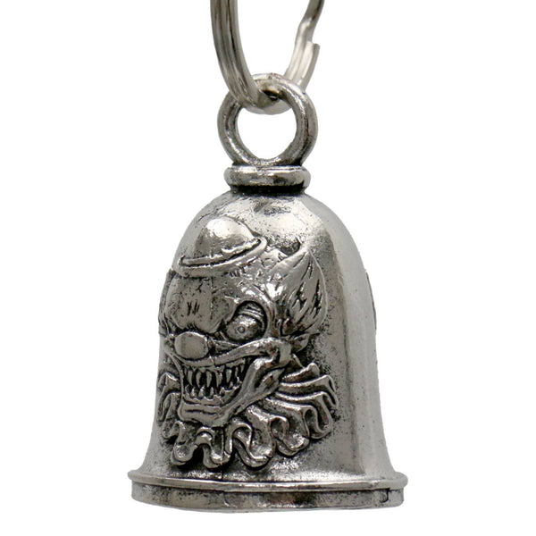 Milwaukee Leather MLB9113 Killa Clown Motorcycle Good Luck Bell w/ Key Ring-Key Chain Accessory for Bikers