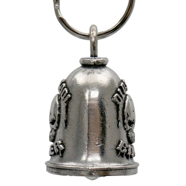 Milwaukee Leather MLB9126 Old School Biker Motorcycle Good Luck Bell w/ Key Ring-Key Chain Accessory for Bikers