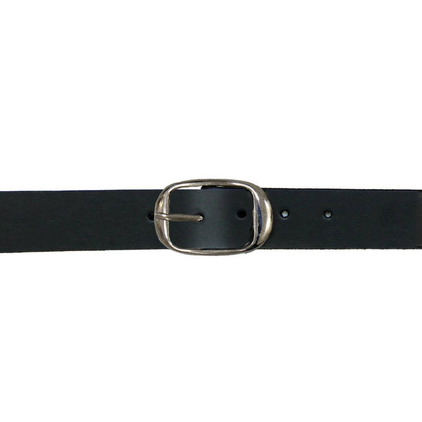 Hot Leathers BLA1132 Men's Don't Thread On Me Black Leather Belt w/ Interchangeable Buckle - 1.5 inches Wide