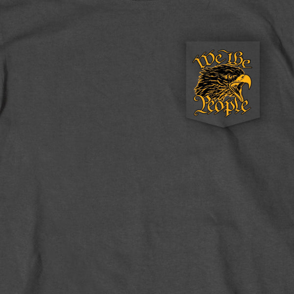 Hot Leathers Men's We The People T-Shirt with Pocket GMP1510