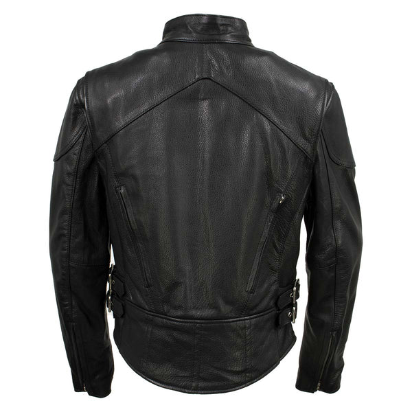 Milwaukee Leather USA MADE MLJKL5001 Women's Black Foxy Premium Motorcycle Leather Jacket with Vents