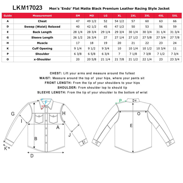 Milwaukee Leather Men's Endo Black Leather Motorcycle Jacket w/ CE Armor, Reflective Panels, Vents - LKM17023