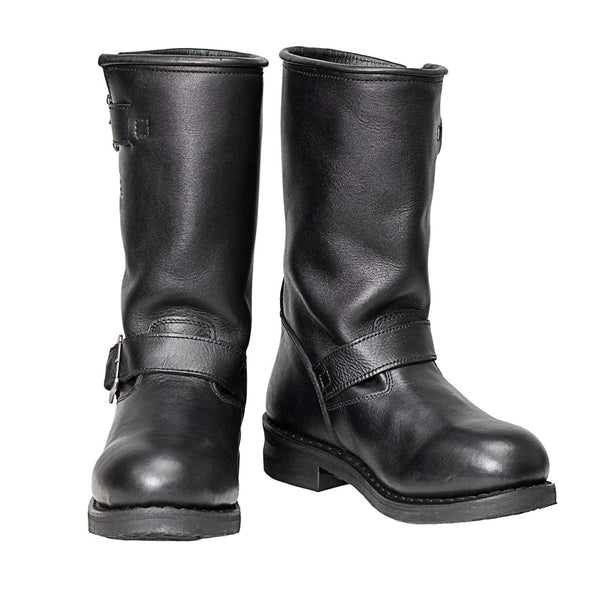 Milwaukee Leather Men's The Classic Black 2.2mm Engineer Motorcycle Boots - MBM9016