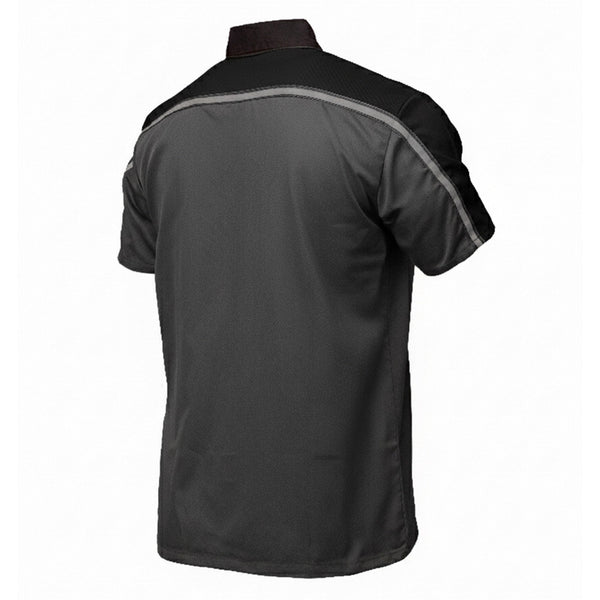 MMCC Men's Delco Gray Black Mechanic Shirt - MDM11605