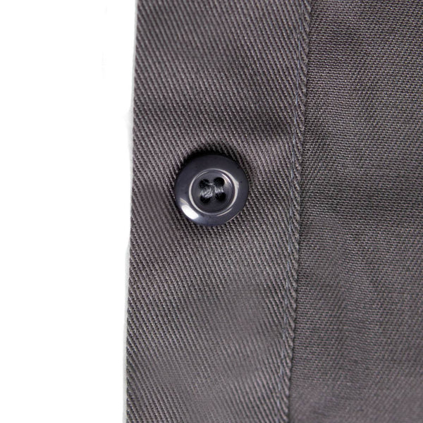 MMCC Men's Hardline Grey Black White Classic Mechanic Shirt - 100% Cotton w/ Microfiber Panel - MDM11619