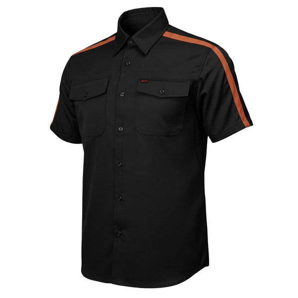 MMCC Men's Track Mark Polyester Blend Mechanic Shirt - MDM11623
