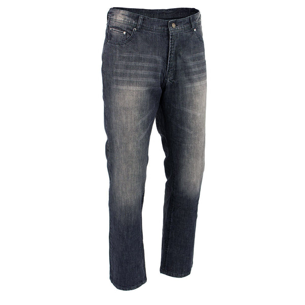 Milwaukee Leather MDM5001 Men's Metro Black CE Armored Motorcycle Riding Denim Jeans Reinforced w/ Aramid Fibers