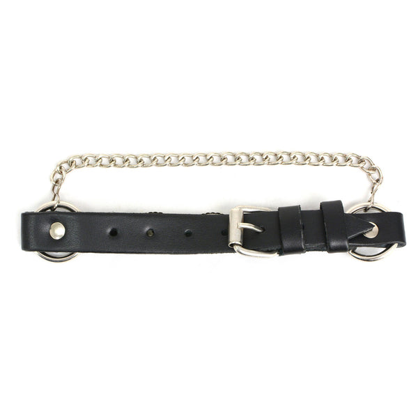 Milwaukee Leather Silver Vintage Concho Boot Chain with Adjustable Strap - MLA3008