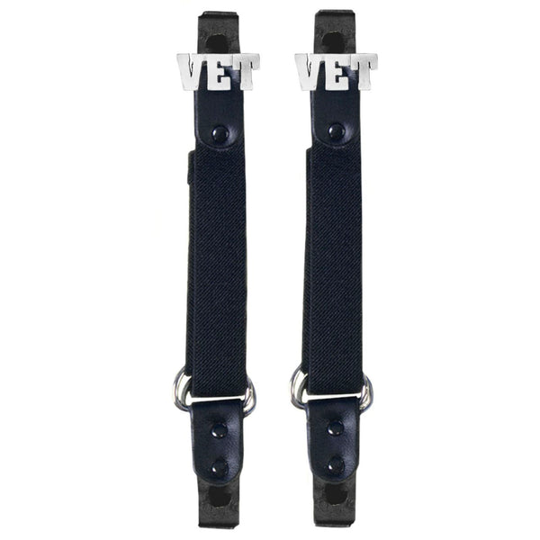 Milwaukee Leather MLA4017 VET Motorcycle Biker Elastic Bungee Clips for Chaps or Pants (Set of 2)