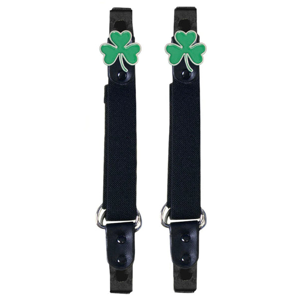 Milwaukee Leather Motorcycle Biker Elastic Bungee for Chaps or Pants in Various Emblems (Set of 2) MLA