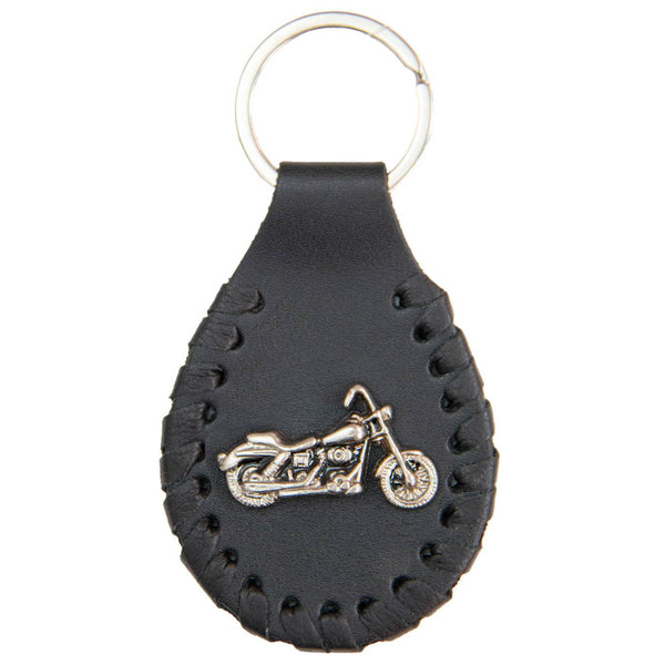Milwaukee Leather Classic Chopper Pewter Emblem Key Chain - MLA9516