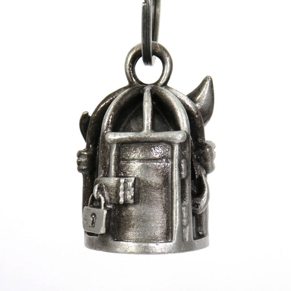 Milwaukee Leather MLB9038 'Gargoyle' Motorcycle Good Luck Bell | Key Chain Accessory for Bikers