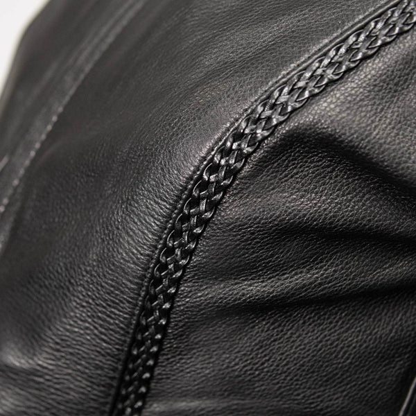 Milwaukee Leather USA MADE MLJKL5002 Women's Black Pristine Premium Motorcycle Leather Jacket