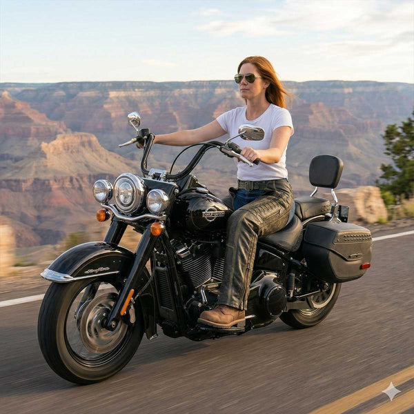 Milwaukee Leather Chaps for Women Black Premium Skin Rubbed Seams- Accented Lace Detailing Motorcycle Chap- MLL6527