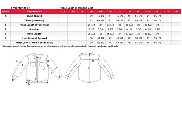 Milwaukee Leather MLM3524SET Men's All Season Black Premium Leather Motorcycle vest w/ Heated and Cool-Tec Technology