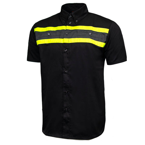MMCC Men's Petrol Poly-Blend Mechanic Shirt - MMC16007