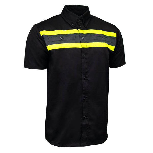 MMCC Men's Petrol Poly-Blend Mechanic Shirt - MMC16007