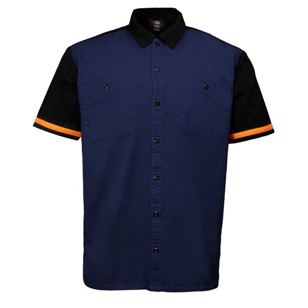 MMCC Men's Pit Line Poly-Blend Mechanic Shirt - MMC16026