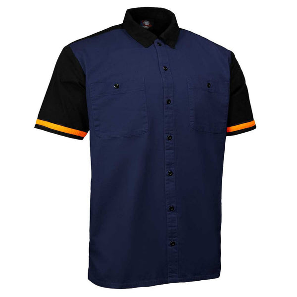 MMCC Men's Pit Line Poly-Blend Mechanic Shirt - MMC16026