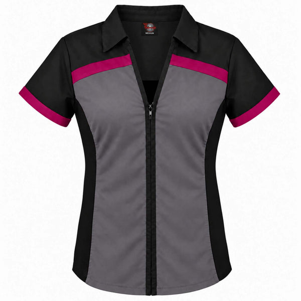 MMCC Women's Unbound Lightweight Work Shirt with Stretch Side Panels - MMC26002