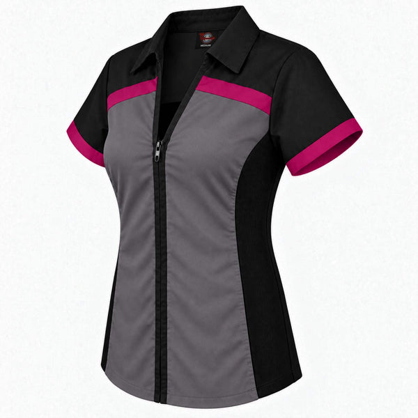 MMCC Women's Unbound Lightweight Work Shirt with Stretch Side Panels - MMC26002