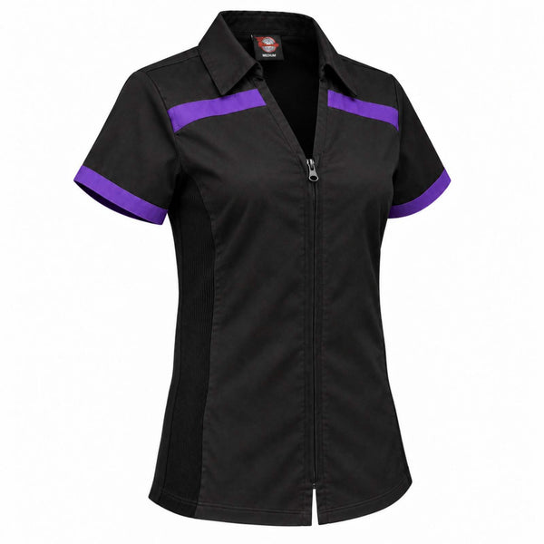 MMCC Women's Unbound Lightweight Work Shirt with Stretch Side Panels - MMC26003