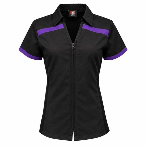 MMCC Women's Unbound Lightweight Work Shirt with Stretch Side Panels - MMC26003