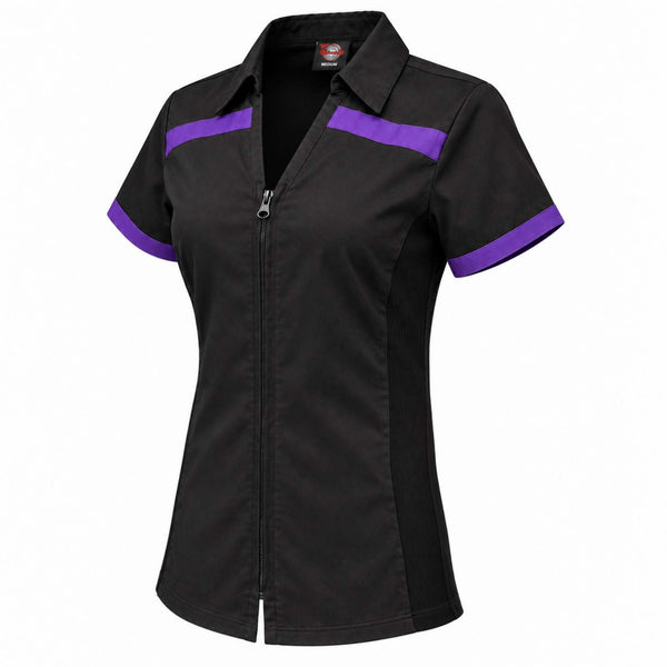 MMCC Women's Unbound Lightweight Work Shirt with Stretch Side Panels - MMC26003