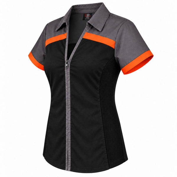 MMCC Women's Unbound Lightweight Work Shirt with Stretch Side Panels - MMC2600