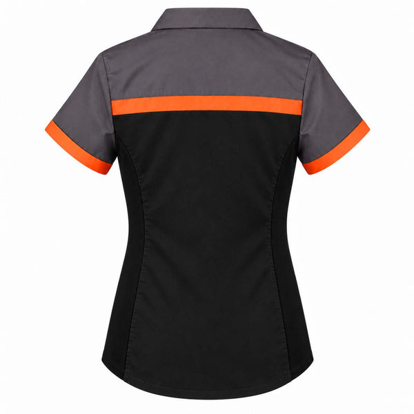 MMCC Women's Unbound Lightweight Work Shirt with Stretch Side Panels - MMC2600