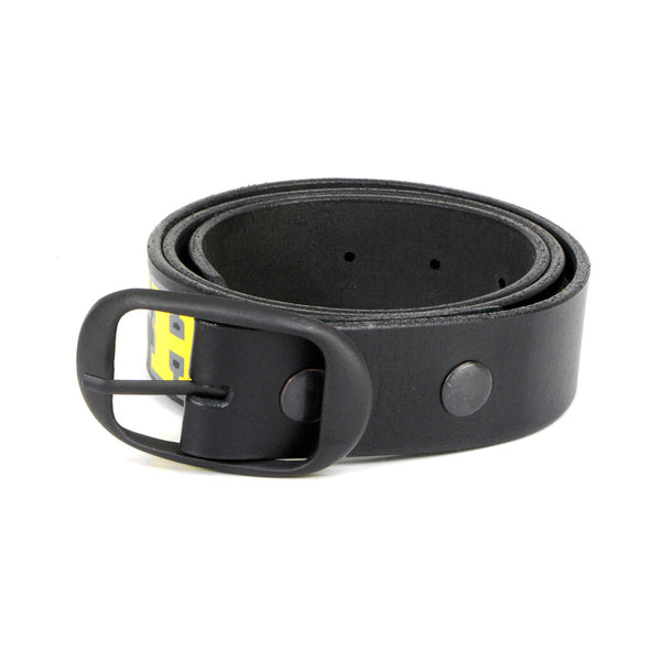 Milwaukee Leather MP7112 Men's We The People Black Leather Belt w/ Interchangeable Buckle - 1.5 inches Wide