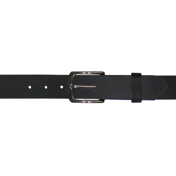 Milwaukee Leather Men's Black Star Emblem Genuine Leather Belt w/ Interchangeable Buckle - MP7134