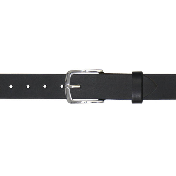 Milwaukee Leather Men's Black The Finger Genuine Leather Belt w/ Interchangeable Buckle - MP7142