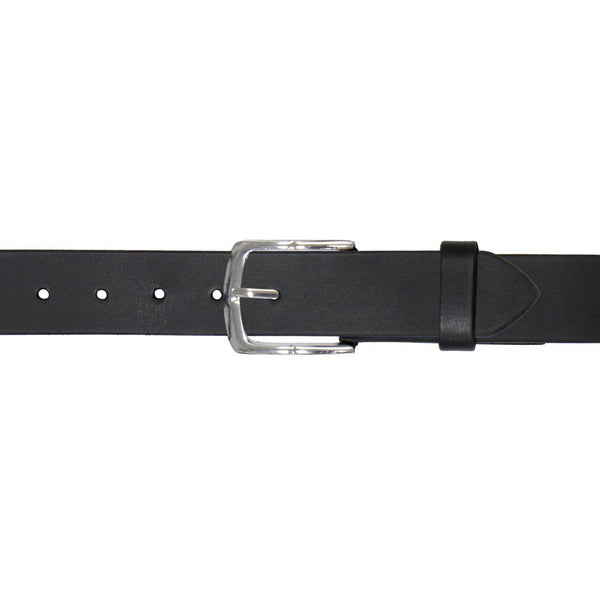 Milwaukee Leather Men's Black Motorcycle Emblem Leather Belt with Interchangeable Buckle - MP7143