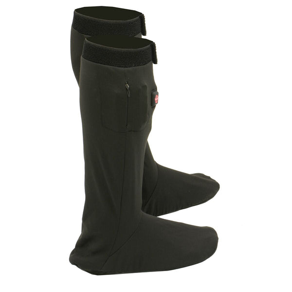 Nexgen Heat MP7905 Men's Black Heated Winter Sock for Ski, Riding - Top and Bottom Heating Elements