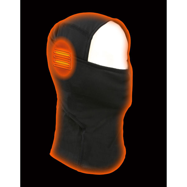 NexGen Heat MP7922FMSET Heated Breathable Balaclava for Skiing, Motorcycle – Heated Winter Face Mask
