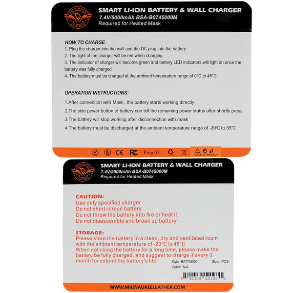 Nexgen Heat MP7922FMSET Black 'Heated' Balaclava (Rechargeable Battery Pack Included)